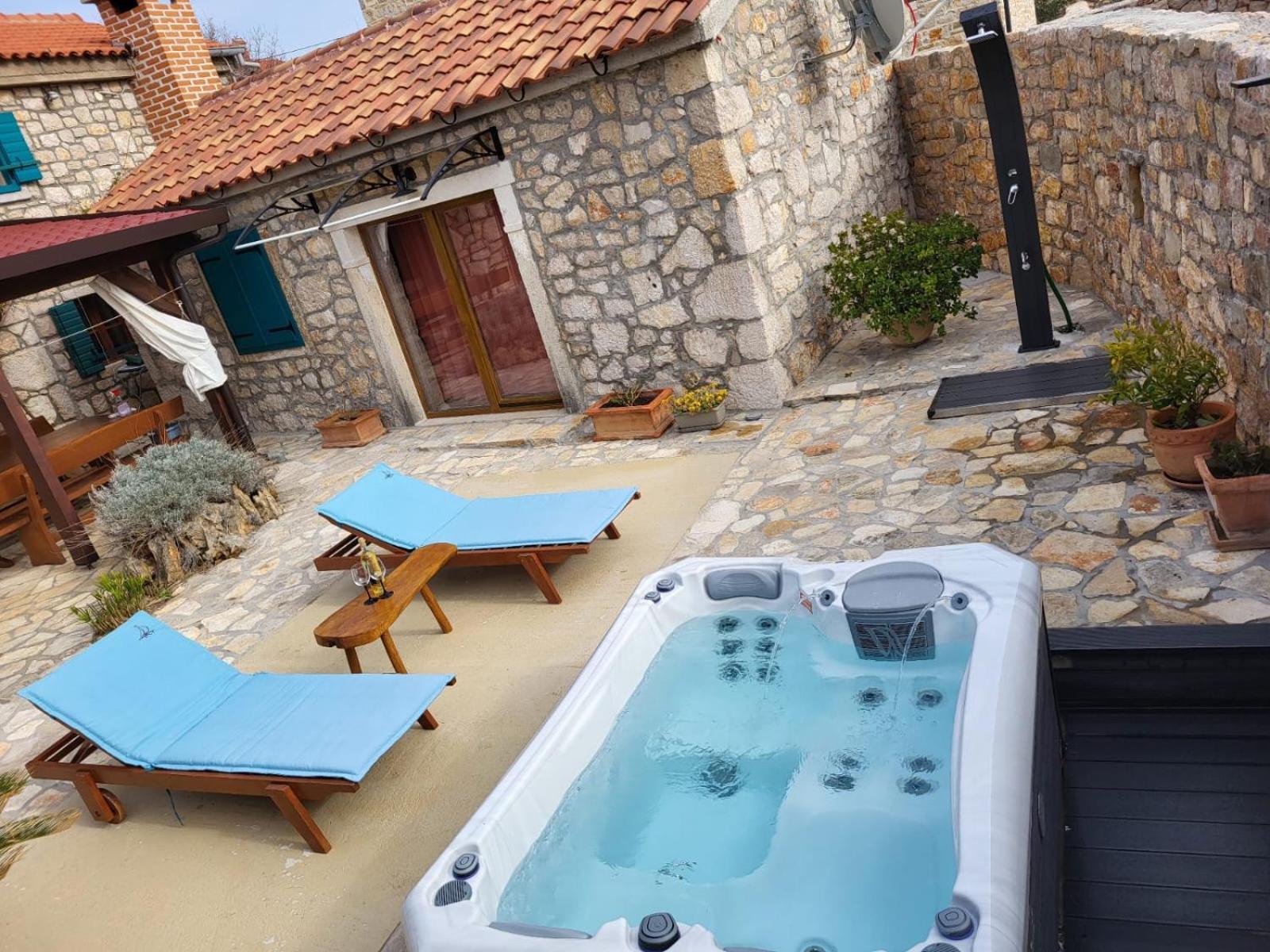 Villa Stone House Knezevic à Vinjerac Extérieur photo