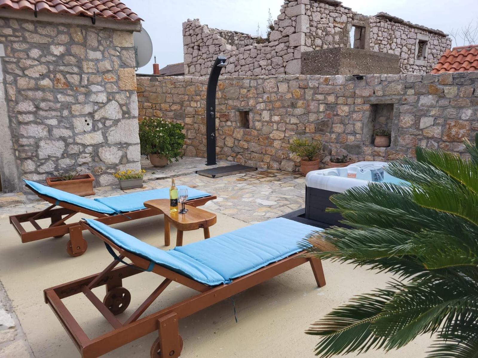 Villa Stone House Knezevic à Vinjerac Extérieur photo